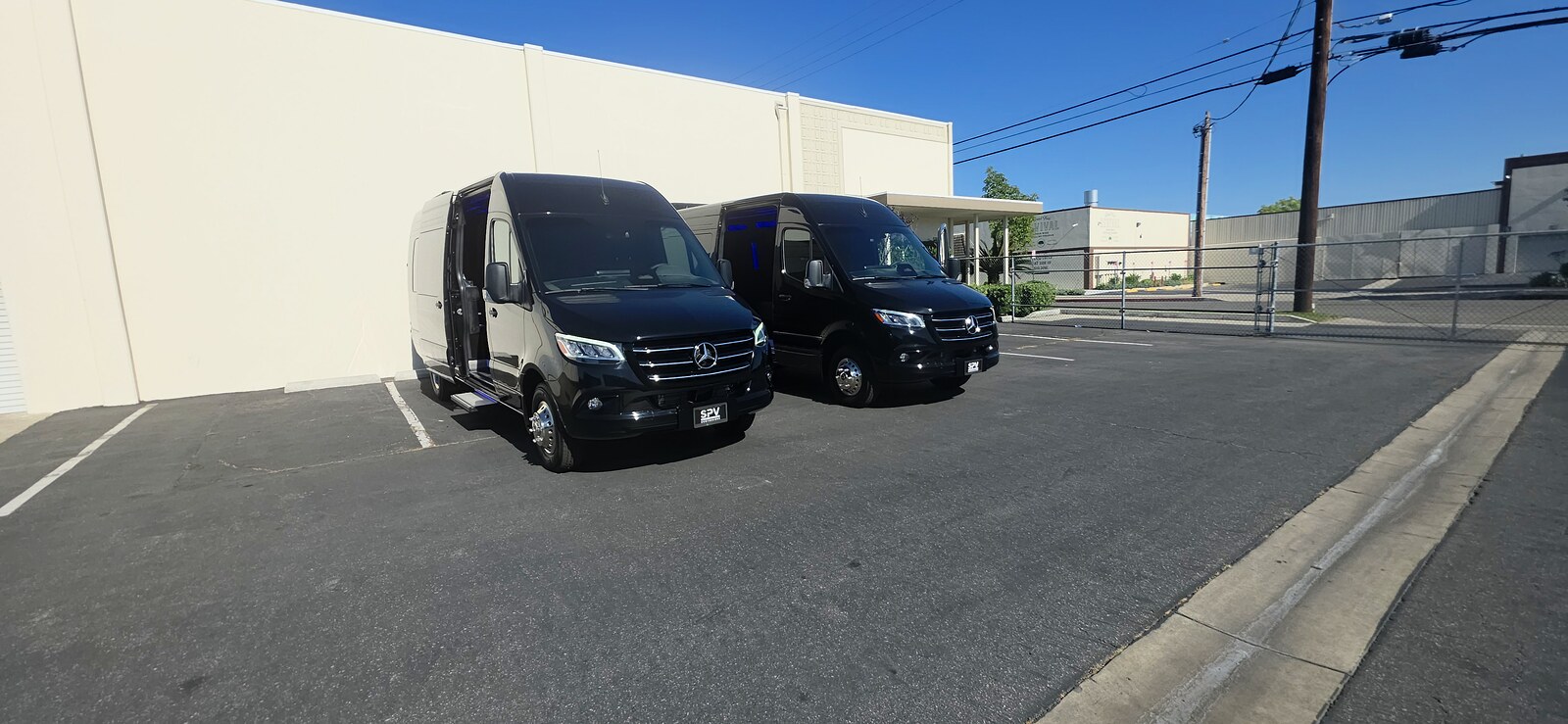 Executive Mercedes-Benz Sprinter with luxury captain seating